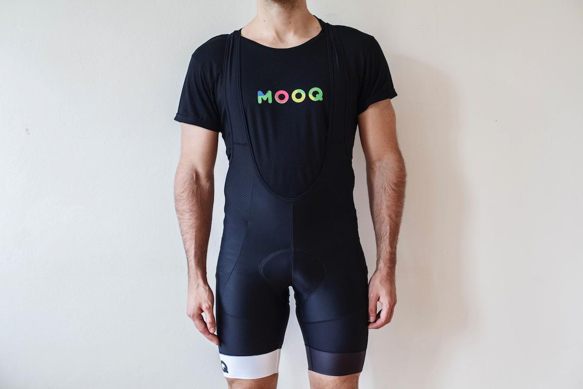Cyklisticé kalhoty s kšandami MOOQ Contrast