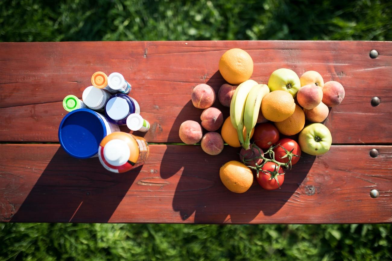 Doplňky stravy vs ovoce a zelenina
